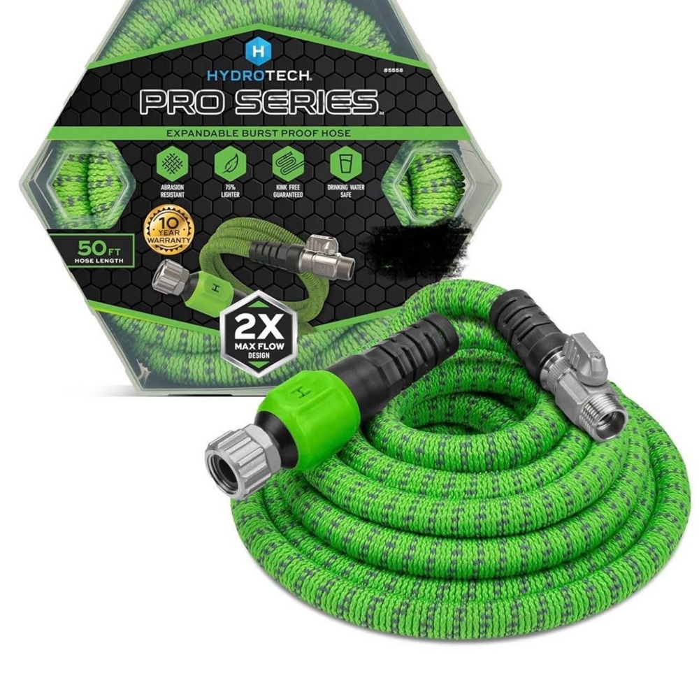 New HydroTech 50 ft Expandable Garden Hose